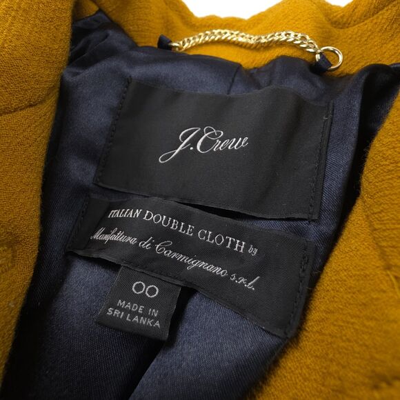 NEW J Crew Classic lady day coat Italian double-cloth wool Thinsulate Old Money - Picture 3 of 15